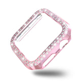 Double Row Diamonds PC Protective Case, For Apple Watch Series 6 / 5 / 4 / SE 2025 / 2023 / 2022 44mm, For Apple Watch Series 3 & 2 & 1 38mm