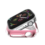 Plating TPU Round Hole Hollowing Protective Case, For Apple Watch Series 6 / 5 / 4 / SE 2025 / 2023 / 2022 40mm, For Apple Watch Series 3 & 2 & 1 42mm
