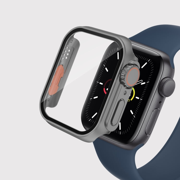 Film PC Watch Case with Detachable Button, For Apple Watch Series 9 / 8 / 7 41mm, For Apple Watch Series SE 2025 / SE 2 / 6 / SE / 5 / 4 40mm, For Apple Watch SE 2025 / SE 2 / 6 / SE / 5 / 4 40mm                                                         ...