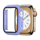Shockproof PC+Tempered Glass Watch Protective Case, For Apple Watch Series 9 / 8 / 7 41mm, For Apple Watch Series 9 / 8 / 7 45mm