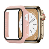 Shockproof PC+Tempered Glass Watch Protective Case, For Apple Watch Series 9 / 8 / 7 41mm, For Apple Watch Series 9 / 8 / 7 45mm