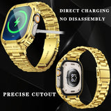 Metal Integrated Watch Protective Case, For Apple Watch Series SE 2025&6&SE&5&4 44mm, For Apple Watch Ultra 3 / 2 / 1 49mm, For Apple Watch Series 9 / 8 / 7 45mm