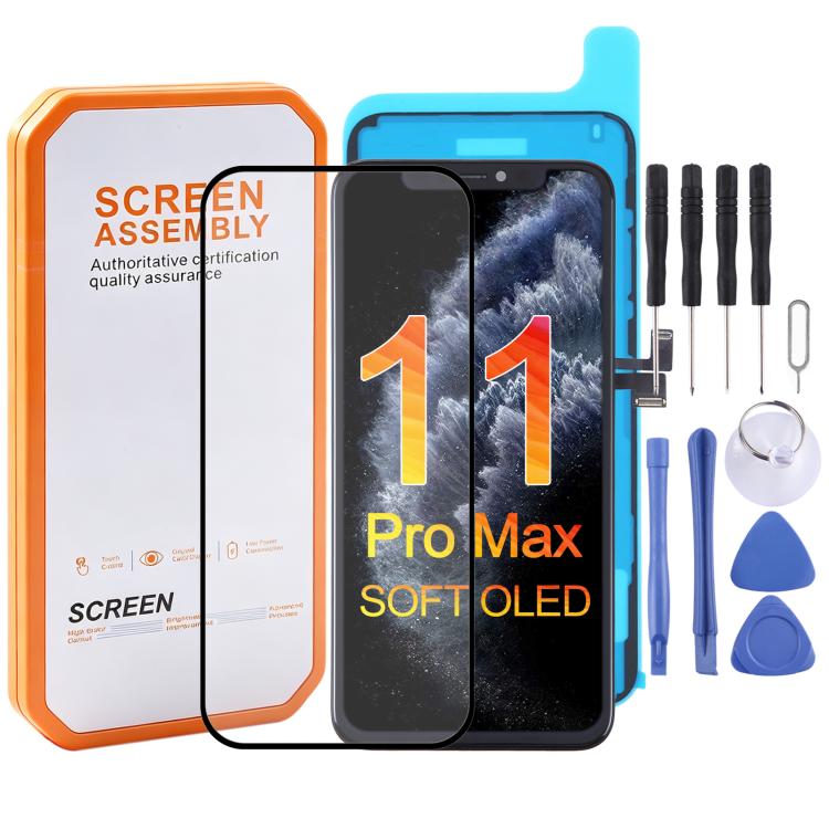 HXL Soft OLED LCD Screen For iPhone 11 Pro Max, For iPhone 11 Pro Max(Soft OLED), For iPhone 12 Pro Max(Soft OLED)