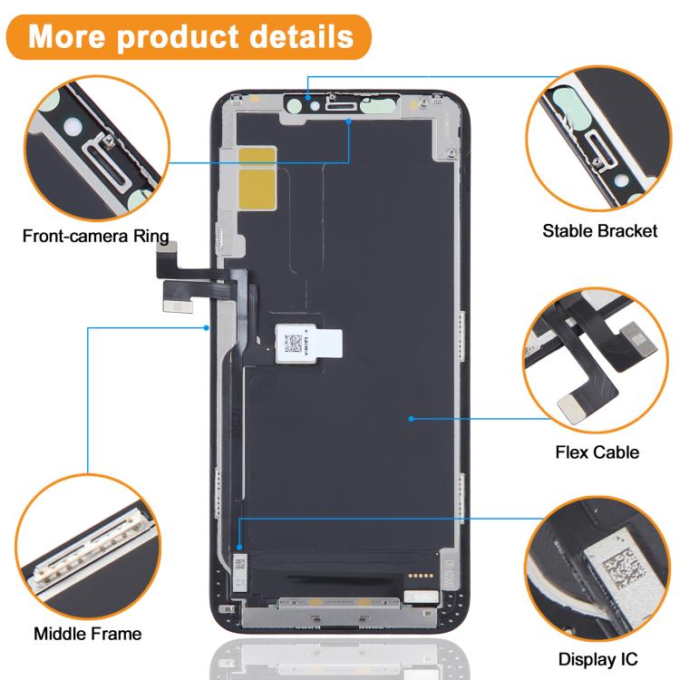 HXL Soft OLED LCD Screen For iPhone 11 Pro Max, For iPhone 11 Pro Max(Soft OLED), For iPhone 12 Pro Max(Soft OLED)