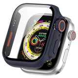 Tempered Film + PC Integrated Watch Protective Case, For Apple Watch Series SE 2 / 6 / SE / 5 / 4 40mm, For Apple Watch Series 9 / 8 / 7 41mm, For Apple Watch Series SE 2 / 6 / SE / 5 / 4 44mm, For Apple Watch Series 9 / 8 / 7 45mm