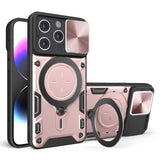 CD Texture Sliding Camshield Magnetic Holder Phone Case, For iPhone 14, For iPhone 14 Pro, For iPhone 14 Pro Max, For iPhone 13 Pro Max, For iPhone 13 Pro, For iPhone 13, For iPhone 12, For iPhone 12 Pro Max