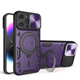 CD Texture Sliding Camshield Magnetic Holder Phone Case, For iPhone 14, For iPhone 14 Pro, For iPhone 14 Pro Max, For iPhone 13 Pro Max, For iPhone 13 Pro, For iPhone 13, For iPhone 12, For iPhone 12 Pro Max