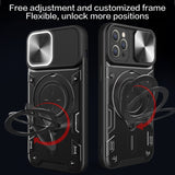 CD Texture Sliding Camshield Magnetic Holder Phone Case, For iPhone 12 Pro, For iPhone 11 Pro Max, For iPhone 11, For iPhone 11 Pro