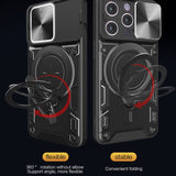 CD Texture Sliding Camshield Magnetic Holder Phone Case, For iPhone 14, For iPhone 14 Pro, For iPhone 14 Pro Max, For iPhone 13 Pro Max, For iPhone 13 Pro, For iPhone 13, For iPhone 12, For iPhone 12 Pro Max