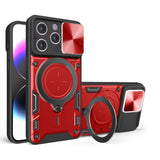 CD Texture Sliding Camshield Magnetic Holder Phone Case, For iPhone 16, For iPhone 15 Pro Max, For iPhone 15 Pro, For iPhone 15 Plus, For iPhone 15, For iPhone 14 Plus, For iPhone 14, For iPhone 14 Pro