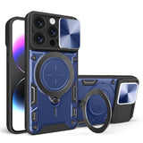 CD Texture Sliding Camshield Magnetic Holder Phone Case, For iPhone 16 Pro, For iPhone 16 Plus, For iPhone 16, For iPhone 15 Pro Max, For iPhone 15 Pro, For iPhone 15 Plus, For iPhone 15, For iPhone 14 Plus