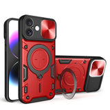 CD Texture Sliding Camshield Magnetic Holder Phone Case, For iPhone 16 Pro, For iPhone 16 Plus, For iPhone 16, For iPhone 15 Pro Max, For iPhone 15 Pro, For iPhone 15 Plus, For iPhone 15, For iPhone 14 Plus