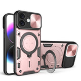 CD Texture Sliding Camshield Magnetic Holder Phone Case, For iPhone 16 Pro, For iPhone 16 Plus, For iPhone 16, For iPhone 15 Pro Max, For iPhone 15 Pro, For iPhone 15 Plus, For iPhone 15, For iPhone 14 Plus