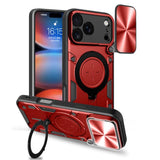 CD Texture Sliding Camshield Magnetic Holder Phone Case, For iPhone 18 Pro, For iPhone 18 Pro Max, For iPhone 17e / 16e, For iPhone 17 Pro Max, For iPhone 17 Pro, For iPhone 17, For iPhone Air, For iPhone 16 Pro Max