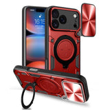 CD Texture Sliding Camshield Magnetic Holder Phone Case, For iPhone 18 Pro, For iPhone 18 Pro Max, For iPhone 17e / 16e, For iPhone 17 Pro Max, For iPhone 17 Pro, For iPhone 17, For iPhone Air, For iPhone 16 Pro Max