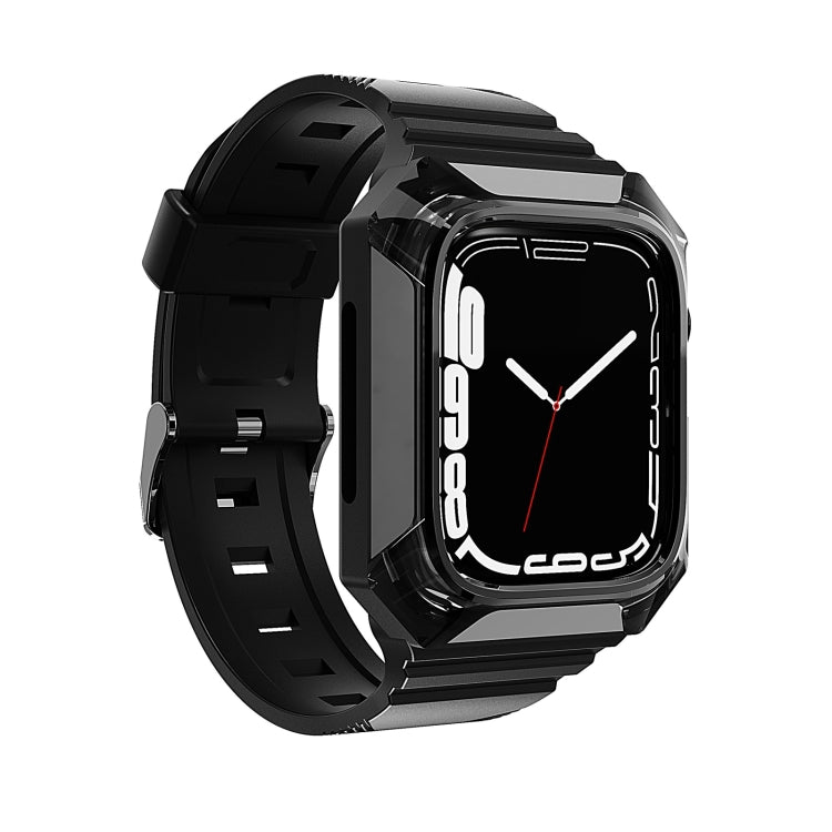 Armor Case Integrated TPU Watch Band, For Apple Watch SE 2025 / 2023 44mm, For Apple Watch SE 2025 / 2023 40mm, For Apple Watch Series 11 / 10 42mm, For Apple Watch Ultra 3 / 2 49mm, For Apple Watch 9 45mm, For Apple Watch 9 41mm                       ...