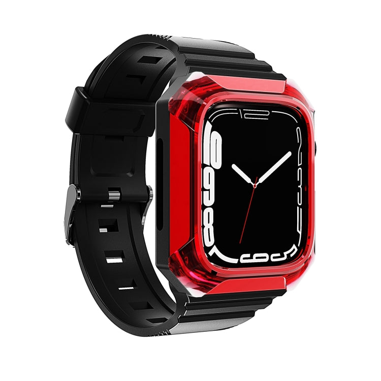 Armor Case Integrated TPU Watch Band, For Apple Watch SE 2025 / 2023 44mm, For Apple Watch SE 2025 / 2023 40mm, For Apple Watch Series 11 / 10 42mm, For Apple Watch Ultra 3 / 2 49mm, For Apple Watch 9 45mm, For Apple Watch 9 41mm                       ...