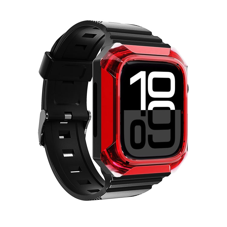 Armor Case Integrated TPU Watch Band, For Apple Watch SE 2025 / 2023 44mm, For Apple Watch SE 2025 / 2023 40mm, For Apple Watch Series 11 / 10 42mm, For Apple Watch Ultra 3 / 2 49mm, For Apple Watch 9 45mm, For Apple Watch 9 41mm                       ...