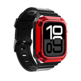 Armor Case Integrated TPU Watch Band, For Apple Watch SE 2025 / 2023 44mm, For Apple Watch SE 2025 / 2023 40mm, For Apple Watch Series 11 / 10 42mm, For Apple Watch Ultra 3 / 2 49mm, For Apple Watch 9 45mm, For Apple Watch 9 41mm                       ...