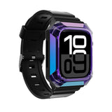 Armor Case Integrated TPU Watch Band, For Apple Watch SE 2025 / 2023 44mm, For Apple Watch SE 2025 / 2023 40mm, For Apple Watch Series 11 / 10 42mm, For Apple Watch Ultra 3 / 2 49mm, For Apple Watch 9 45mm, For Apple Watch 9 41mm                       ...