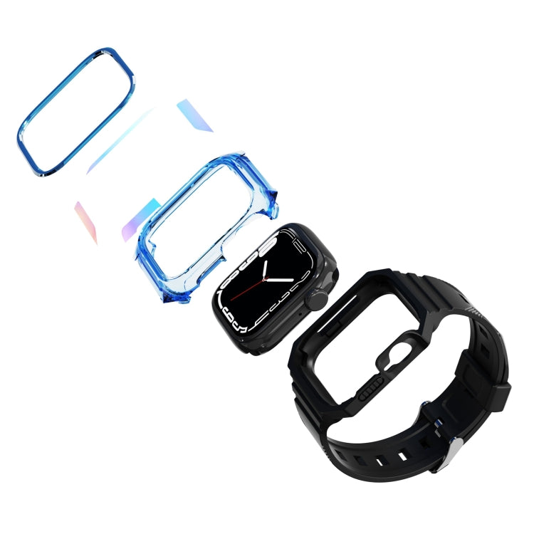 Armor Case Integrated TPU Watch Band, For Apple Watch SE 2025 / 2023 44mm, For Apple Watch SE 2025 / 2023 40mm, For Apple Watch Series 11 / 10 42mm, For Apple Watch Ultra 3 / 2 49mm, For Apple Watch 9 45mm, For Apple Watch 9 41mm                       ...