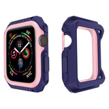 Shockproof Two Color Protective Case, For Apple Watch Series Series 3 & 2 & 1 42mm, For Apple Watch Series 6 & SE & 5 & 4 44mm