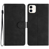 Seven Butterflies Embossed Leather Phone Case, For iPhone 12 mini, For iPhone 11 Pro Max, For iPhone 11, For iPhone 11 Pro