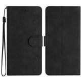 Seven Butterflies Embossed Leather Phone Case, For iPhone 16e / 17e, For iPhone 17 Pro Max, For iPhone 17 Pro, For iPhone 17, For iPhone Air, For iPhone 16 Pro Max, For iPhone 16 Pro, For iPhone 16 Plus