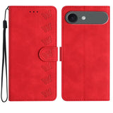 Seven Butterflies Embossed Leather Phone Case, For iPhone 16e / 17e, For iPhone 17 Pro Max, For iPhone 17 Pro, For iPhone 17, For iPhone Air, For iPhone 16 Pro Max, For iPhone 16 Pro, For iPhone 16 Plus