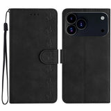 Seven Butterflies Embossed Leather Phone Case, For iPhone 16e / 17e, For iPhone 17 Pro Max, For iPhone 17 Pro, For iPhone 17, For iPhone Air, For iPhone 16 Pro Max, For iPhone 16 Pro, For iPhone 16 Plus