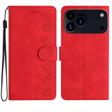Seven Butterflies Embossed Leather Phone Case, For iPhone 16e / 17e, For iPhone 17 Pro Max, For iPhone 17 Pro, For iPhone 17, For iPhone Air, For iPhone 16 Pro Max, For iPhone 16 Pro, For iPhone 16 Plus
