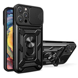 Sliding Camera Cover Design TPU+PC Phone Case, For iPhone Air, For iPhone 16 Pro Max, For iPhone 16 Pro, For iPhone 16 Plus, For iPhone 16, For iPhone 15 Pro