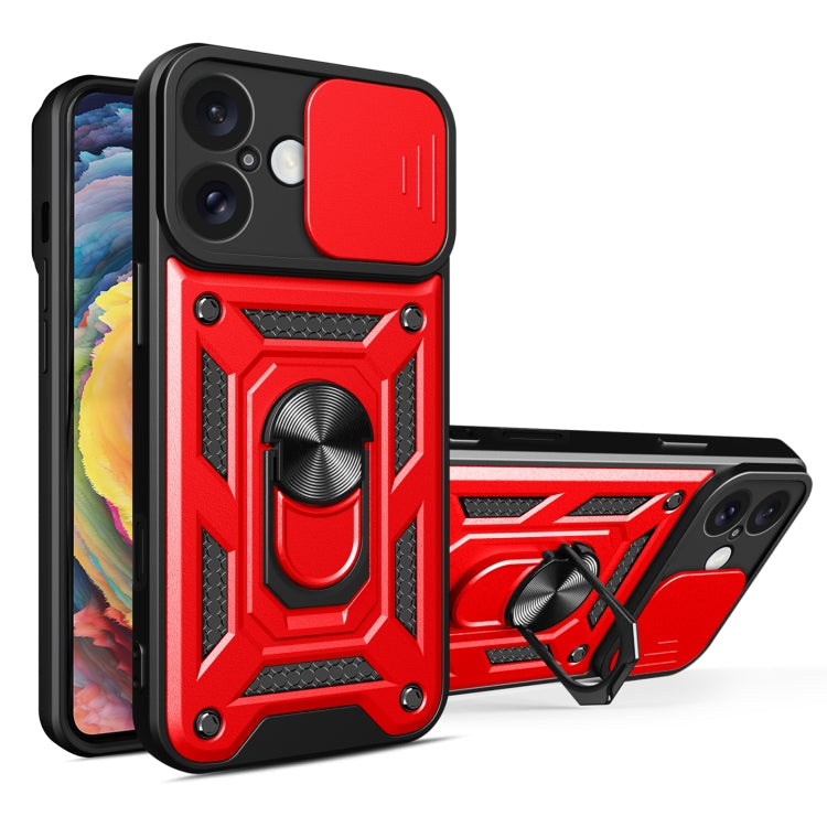Sliding Camera Cover Design TPU+PC Phone Case, For iPhone 16 Pro, For iPhone 16 Plus, For iPhone 16, For iPhone 15 Pro