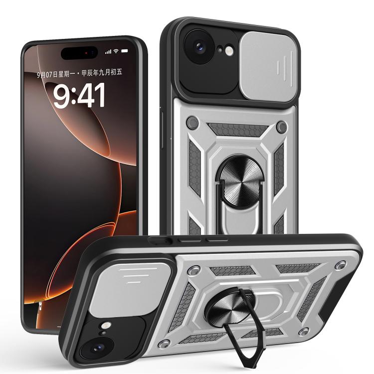 Sliding Camera Cover Design TPU+PC Phone Case, For iPhone 18 Pro, For iPhone 18 Pro Max, For iPhone 17e / 16e, For iPhone 17 Pro Max, For iPhone 17 Pro, For iPhone 17