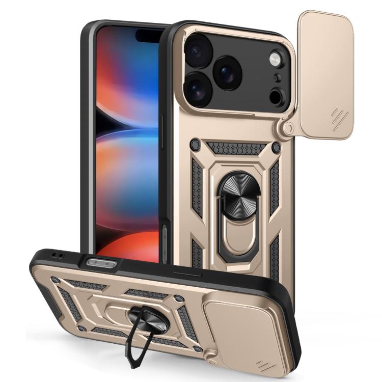 Sliding Camera Cover Design TPU+PC Phone Case, For iPhone 18 Pro, For iPhone 18 Pro Max, For iPhone 17e / 16e, For iPhone 17 Pro Max, For iPhone 17 Pro, For iPhone 17
