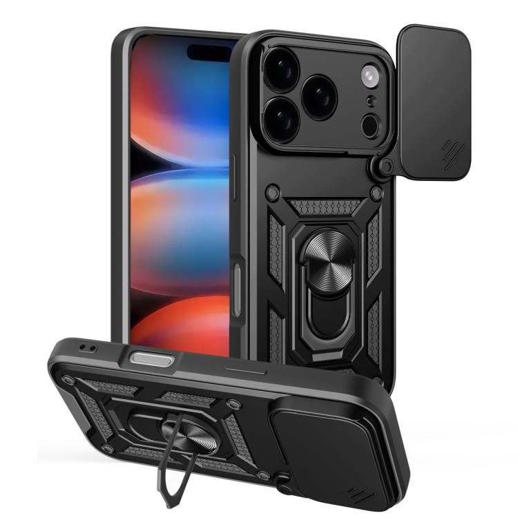 Sliding Camera Cover Design TPU+PC Phone Case, For iPhone 18 Pro, For iPhone 18 Pro Max, For iPhone 17e / 16e, For iPhone 17 Pro Max, For iPhone 17 Pro, For iPhone 17