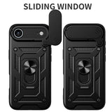 Sliding Camera Cover Design TPU+PC Phone Case, For iPhone Air, For iPhone 16 Pro Max, For iPhone 16 Pro, For iPhone 16 Plus, For iPhone 16, For iPhone 15 Pro