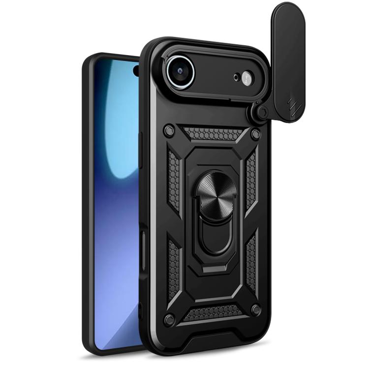 Sliding Camera Cover Design TPU+PC Phone Case, For iPhone Air, For iPhone 16 Pro Max, For iPhone 16 Pro, For iPhone 16 Plus, For iPhone 16, For iPhone 15 Pro