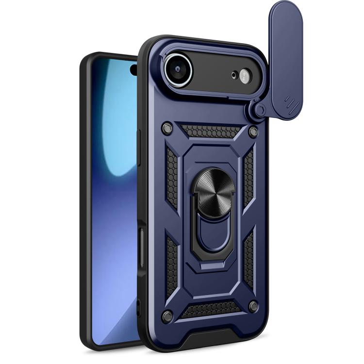Sliding Camera Cover Design TPU+PC Phone Case, For iPhone Air, For iPhone 16 Pro Max, For iPhone 16 Pro, For iPhone 16 Plus, For iPhone 16, For iPhone 15 Pro