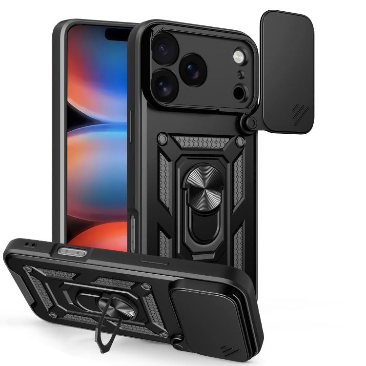 Sliding Camera Cover Design TPU+PC Phone Case, For iPhone 18 Pro, For iPhone 18 Pro Max, For iPhone 17e / 16e, For iPhone 17 Pro Max, For iPhone 17 Pro, For iPhone 17