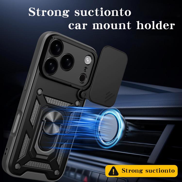 Sliding Camera Cover Design TPU+PC Phone Case, For iPhone 18 Pro, For iPhone 18 Pro Max, For iPhone 17e / 16e, For iPhone 17 Pro Max, For iPhone 17 Pro, For iPhone 17