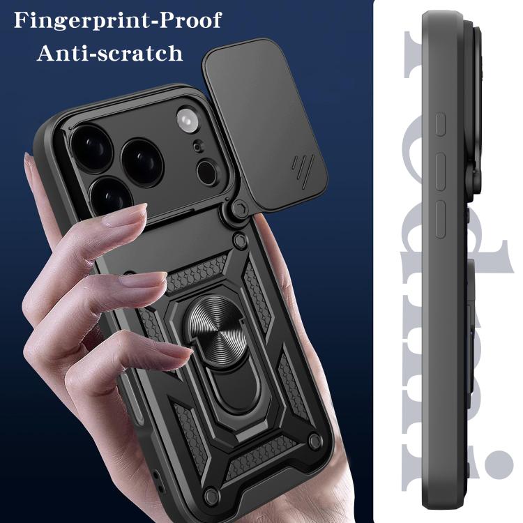 Sliding Camera Cover Design TPU+PC Phone Case, For iPhone 18 Pro, For iPhone 18 Pro Max, For iPhone 17e / 16e, For iPhone 17 Pro Max, For iPhone 17 Pro, For iPhone 17