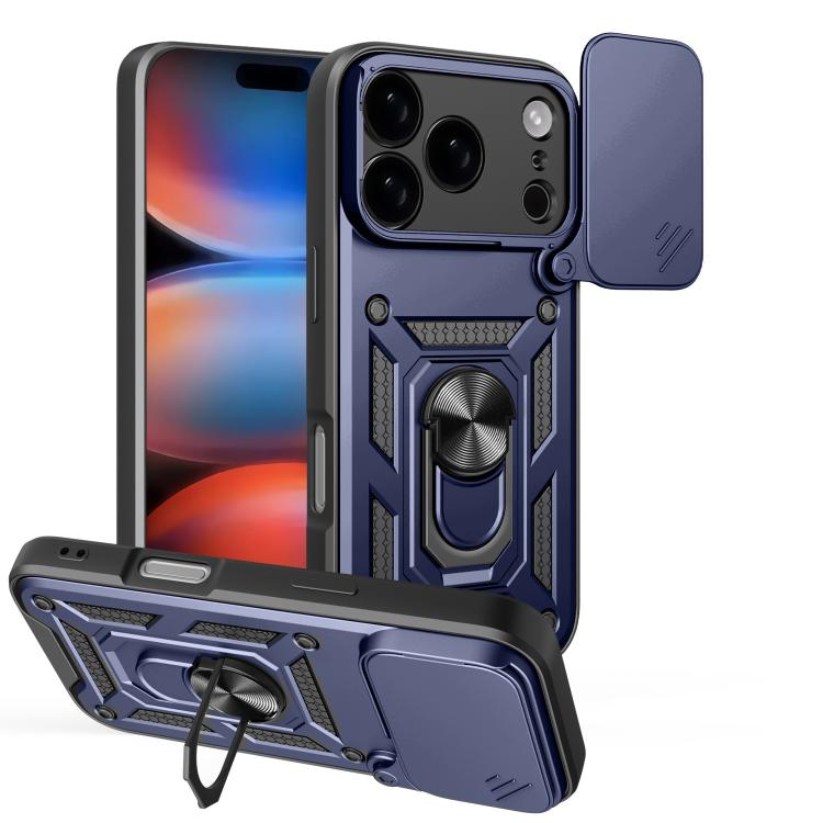Sliding Camera Cover Design TPU+PC Phone Case, For iPhone 18 Pro, For iPhone 18 Pro Max, For iPhone 17e / 16e, For iPhone 17 Pro Max, For iPhone 17 Pro, For iPhone 17