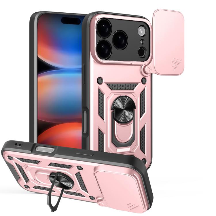 Sliding Camera Cover Design TPU+PC Phone Case, For iPhone 18 Pro, For iPhone 18 Pro Max, For iPhone 17e / 16e, For iPhone 17 Pro Max, For iPhone 17 Pro, For iPhone 17