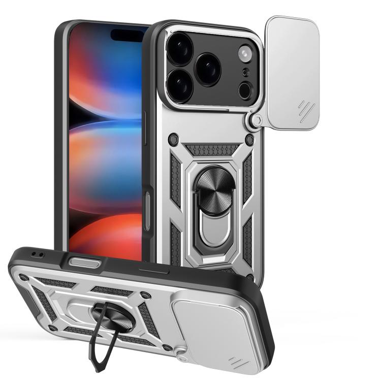 Sliding Camera Cover Design TPU+PC Phone Case, For iPhone 18 Pro, For iPhone 18 Pro Max, For iPhone 17e / 16e, For iPhone 17 Pro Max, For iPhone 17 Pro, For iPhone 17