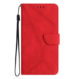 Stitching Embossed Leather Phone Case, For iPhone 17e / 16e, For iPhone 17 Pro Max, For iPhone 17 Pro, For iPhone 17, For iPhone Air, For iPhone 16 Pro Max, For iPhone 16 Pro, For iPhone 16 Plus