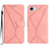 Stitching Embossed Leather Phone Case, For iPhone 17e / 16e, For iPhone 17 Pro Max, For iPhone 17 Pro, For iPhone 17, For iPhone Air, For iPhone 16 Pro Max, For iPhone 16 Pro, For iPhone 16 Plus