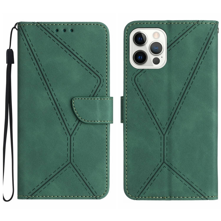 Stitching Embossed Leather Phone Case, For iPhone 17e / 16e, For iPhone 17 Pro Max, For iPhone 17 Pro, For iPhone 17, For iPhone Air, For iPhone 16 Pro Max, For iPhone 16 Pro, For iPhone 16 Plus