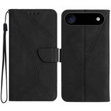 Stitching Embossed Leather Phone Case, For iPhone 17e / 16e, For iPhone 17 Pro Max, For iPhone 17 Pro, For iPhone 17, For iPhone Air, For iPhone 16 Pro Max, For iPhone 16 Pro, For iPhone 16 Plus