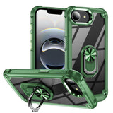 TPU + PC Lens Protection Phone Case with Ring Holder, For iPhone 17e / 16e, For iPhone 17 Pro Max, For iPhone 17, For iPhone Air, For iPhone 16 Pro Max, For iPhone 16 Pro, For iPhone 16 Plus, For iPhone 16, For iPhone 15 Pro Max